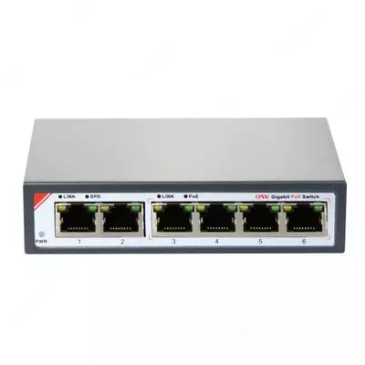 Коммутатор POE33064P-at <4-port 100/1000M PoE Switch