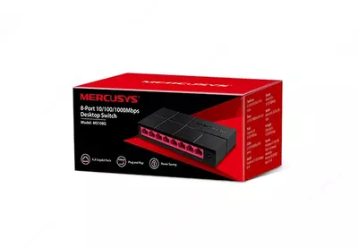 Коммутатор Mercusys  MS108 <8-port 10/100 Switch