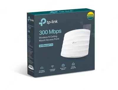 Потолочная точка доступа Wi‑Fi TP-Link EAP-115 - 379 500 сум / шт.