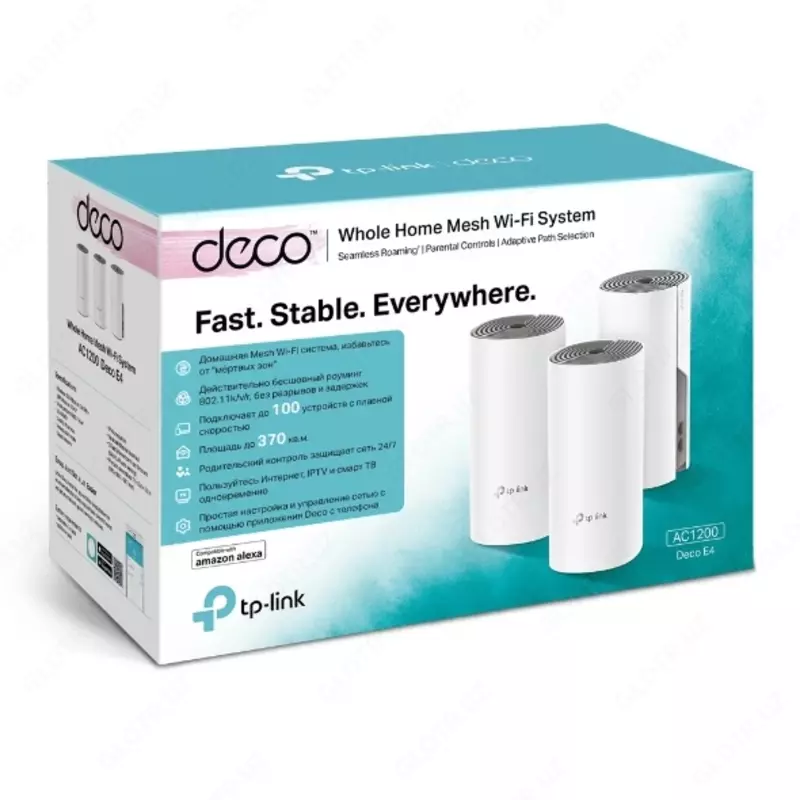 Mesh-система TP-LINK Deco E4 (2pack) AC1200