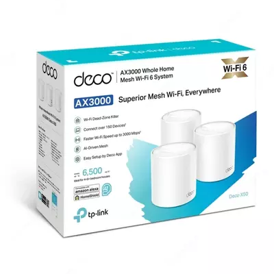 Mesh-система TP-LINK Deco X50 (2-pack) AX3000