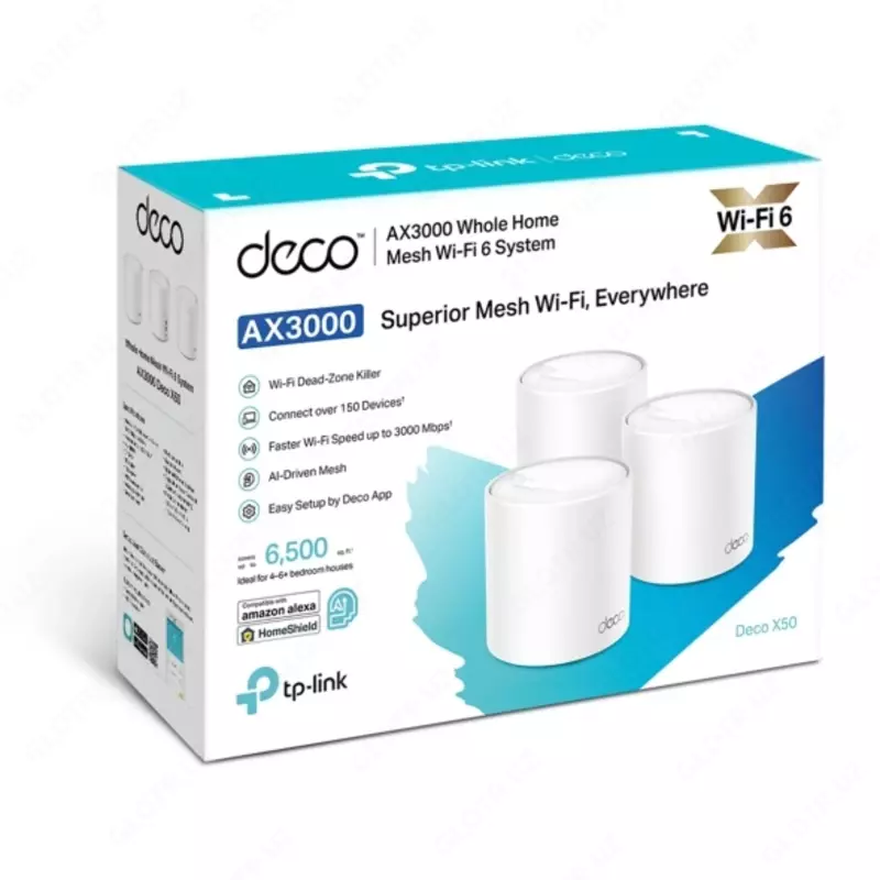 Mesh-система TP-LINK Deco X50 (2-pack) AX3000 - 2 081 500 сум