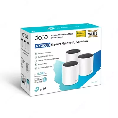 Mesh-система TP-LINK Deco X55 (3-pack) AX3000
