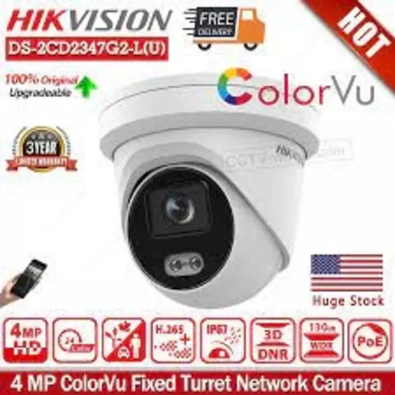 Камера Hikvision DS-2CD2347G2-L - Color Vu