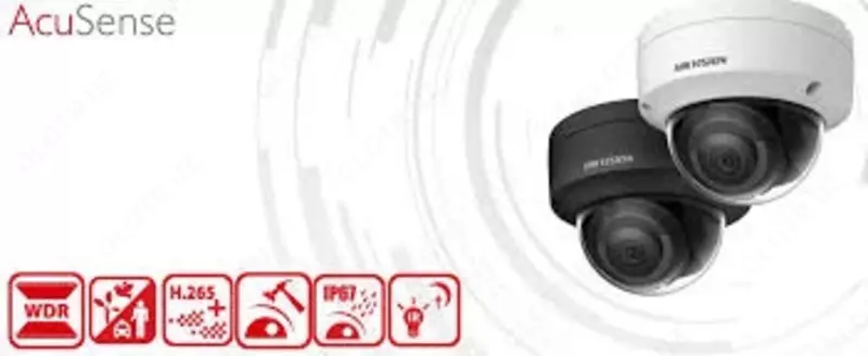 Видеокамера Hikvision DS-2CD2163G2-I - AcuSense - от {0} сум