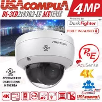 1 027 650 сум / шт. Видеокамера Hikvision DS-2CD2183G2-IU(4K)-AcuSense