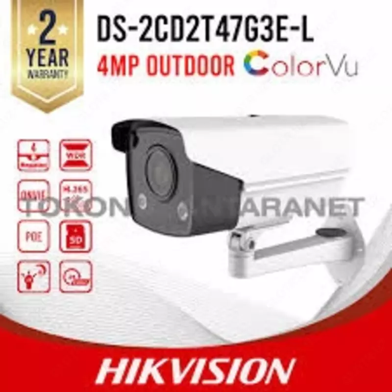Видеокамера Hikvision DS-2CD2T27G3E-L - Color Vu - от {0} сум