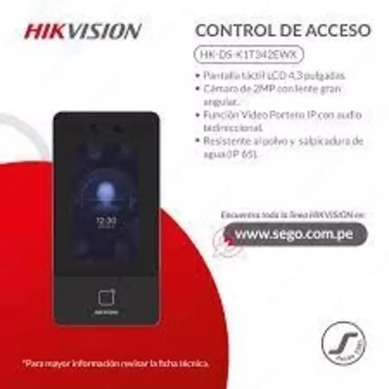 DS-K1T342EWХ Терминал Оптом и розница