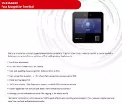 DS-K1Т642E Ulgurji va chakana