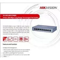 Коммутатор 8 портовый неуправляемый POE DS-3E0109P-E/M - от {0} сум