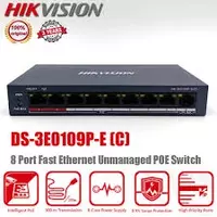 Коммутатор 8 портовый неуправляемый POE DS-3E0109P-E/M Оптом и розница