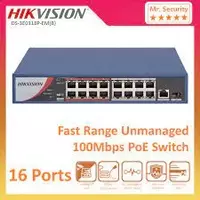 Коммутатор Неуправляемый PoE-DS-3E0318P-E/M