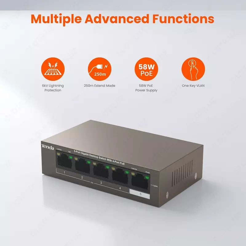 от {0} сум TENDA - 4‐Switch