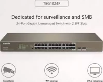 1 039 157 сум / шт. TENDA - 24‐Switch