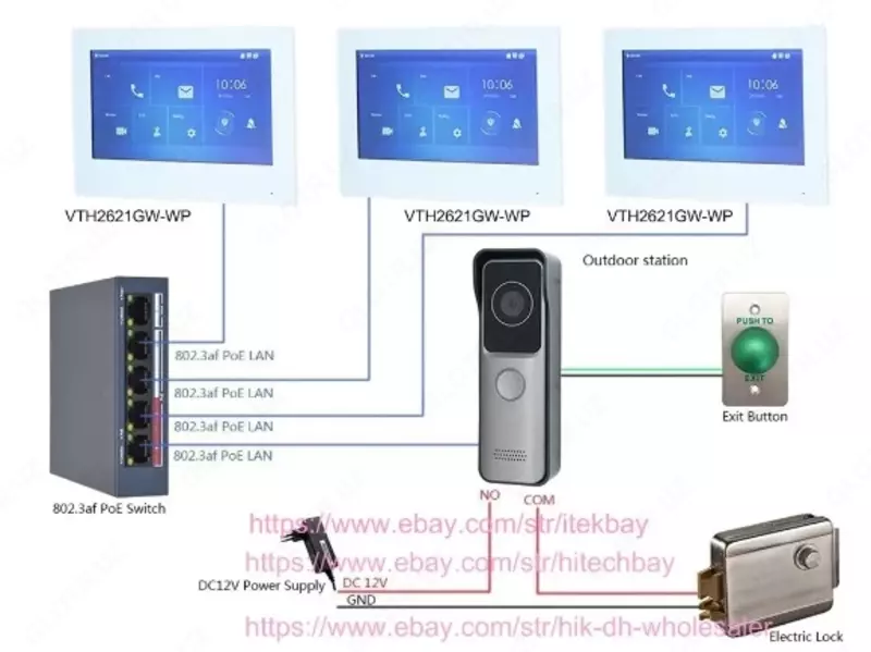 Дверной коммуникатор DHI-VTO2311R-WP - от {0} сум