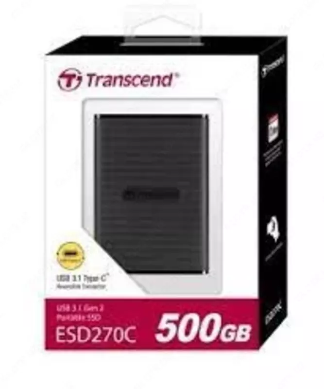 Ext SSD Transcend 1TB ESD270C USB 3.1 Type-C