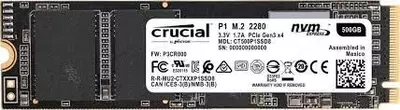 386 100 сум / шт. SSD M2 Crucial 500GB NVMe