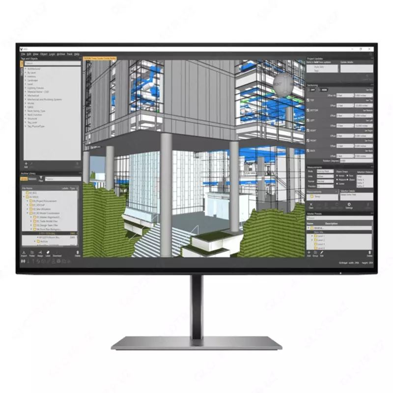 Monitor HP - 24" Z24n G3 Monitor, IPS, 4mc, 60Hz, FHD (1920x1080), HDMI, DisplayPort, Silver (1C4Z5AA)