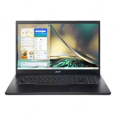 Noutbuk Acer Aspire 7 A715-76G (Intel i5-12450H/ DDR4 8GB/ SSD 512GB/ 15.6" FHD IPS 144HZ/ 4GB GF RTX2050/ NoOS/ RU) Black (NH.QMYEM.002) - 8 147 750 so'm / dona