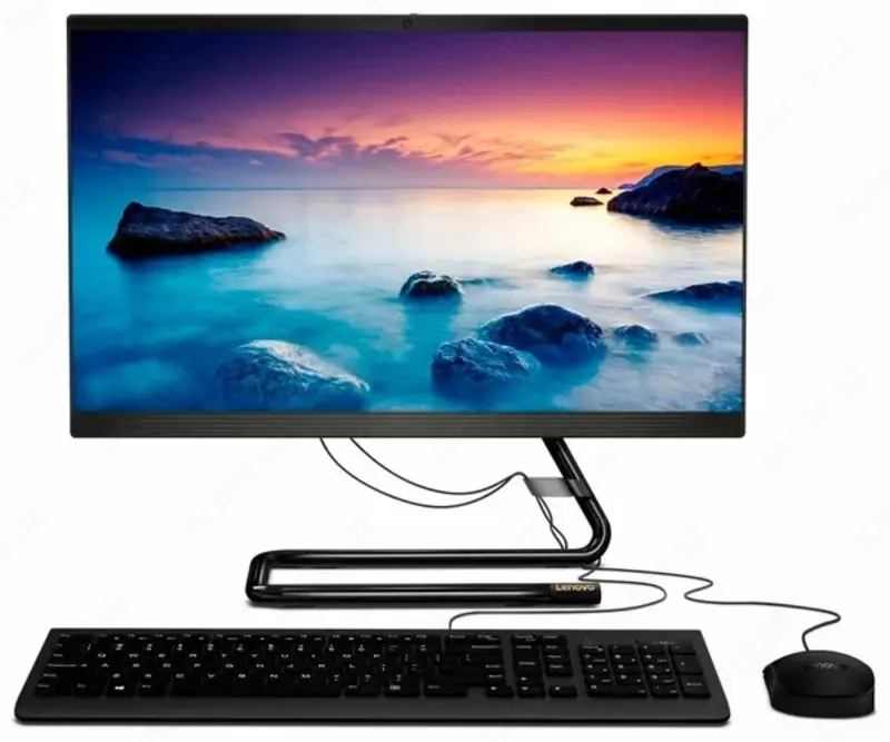 Monoblok lenovo v30a-24iil aio (intel core i5-1035g1 ddr4 8gb hdd 1tb 23, 8 ips fhd lcd integratsiyalangan intel uhd grafik dvd klaviatura+sichqoncha noos ru) raven qora (11la004jru)