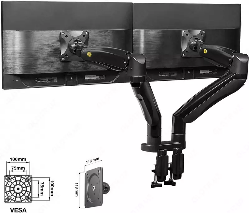 Двух экранный настольный кронштейн для монитора 22"–32" North Bayou NB F195A Только в розницу