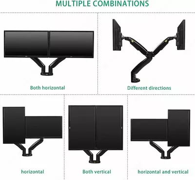 Двух экранный настольный кронштейн для монитора 22"–32" North Bayou NB F195A - ООО "Hitech PRO"