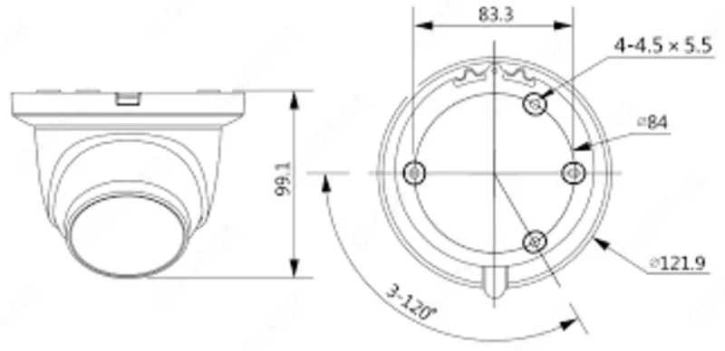 Видеокамера DAHUA DH-IPC-HDW3441TMP-AS 👉 HITECH PRO | IT-оборудование и видеонаблюдение по всему Узбекистану