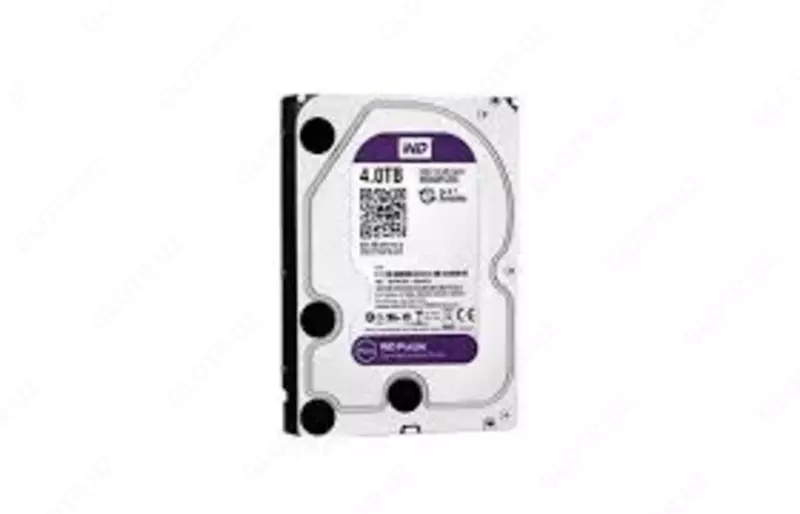 HDD 4TB WD (Фиолетовый) WD40PURX-78 Профессиональный диск для видеонаблюдения (Реставрация) - от {0} сум