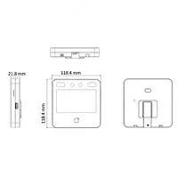 👉 HITECH PRO | IT-оборудование и видеонаблюдение по всему Узбекистану - Терминал контроля доступа DS-K1T343MX (Hikvision)