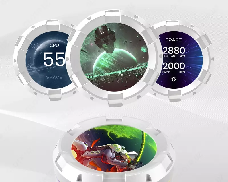 Suv sovutish tizimi ID Cooling SL240 WHITE