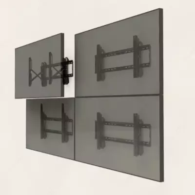 Video devor displeylari uchun devorga o'rnatish