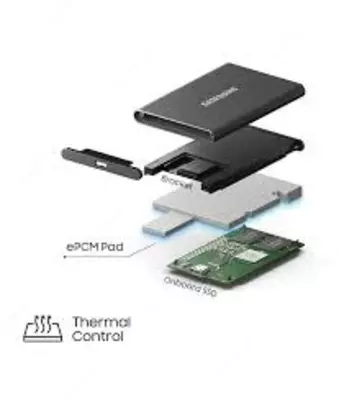 USB SSD SAMSUNG 2TB T7 (MU-PC2T0T/WW) 👉 HITECH PRO | IT-оборудование и видеонаблюдение по всему Узбекистану