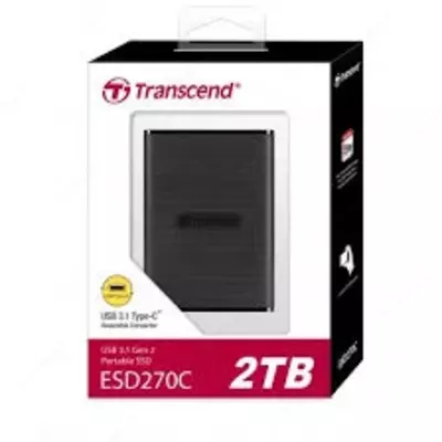 Ext SSD Transcend 2TB ESD270C USB 3.1 Type-C - 1 430 000 сум / шт.