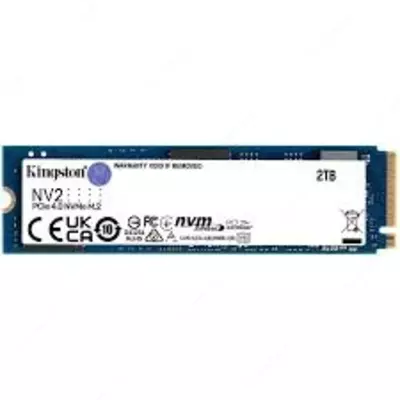 SSD M2 Kingston 2TB NVMe NV2 (чтение/запись 3500/2800 МБ/с SNV2S/2000G)