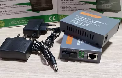 Медиа конвертер оптического волокна