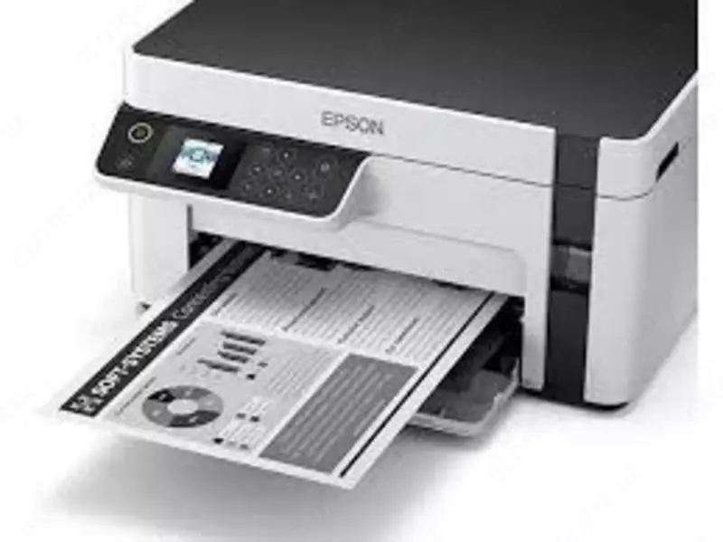 Printer Epson M2120 (A4, струйное МФУ, 32 стр/мин, 1440x720 dpi, 1 краска, USB2.0, WiFi)