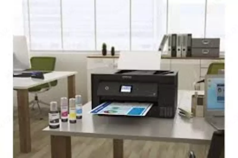 Printer Epson L14150 (A3, струйное МФУ, LCD, 17стр/мин, 4800x1200dpi, 4краски, USB2.0, ADF, WiFi, сетевой, двуст.печать)