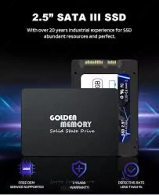 SSD GoldenMemory 512 SATA III Только в розницу