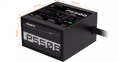 Quvvat manbai Gigabyte P550B 550W, 80 Plus Bronze, ATX