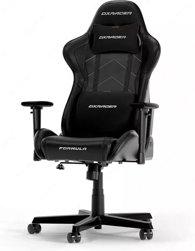 Кресло игровое компьютерное DXRacer Full Black Formula 08 (GC-F08-N-R1-01)