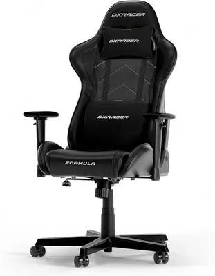 Кресло игровое компьютерное DXRacer Full Black Formula 08 (GC-F08-N-R1-01)