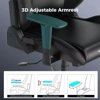 Кресло игровое компьютерное DXRacer Full Black Formula 08 (GC-F08-N-R1-01) Только в розницу