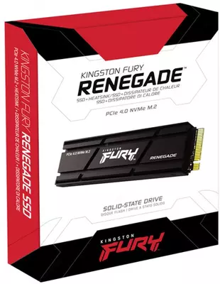 Kingston Fury Renegade SSD sovutgichli, M.2 NVMe. PCIe 4.0, 1 TB (SFYRSK/1000G) Kingston Fury Renegade SSD sovutgichli, M.2 NVMe. PCIe 4.0, 1 TB (SFYRSK/1000G)