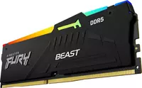 Оперативная память Kingston FURY DDR5 64GB (2x32GB) Beast Black RGB XMP (KF556C40BBAK2-64) - 2 925 000 сум