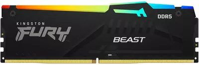 Оперативная память Kingston FURY DDR5 64GB (2x32GB) Beast RGB XMP (KF560C30BBAK2-64) - 3 315 000 сум / шт.