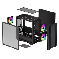 Корпус Deepcool CC360 Black ARGB Кейсы
