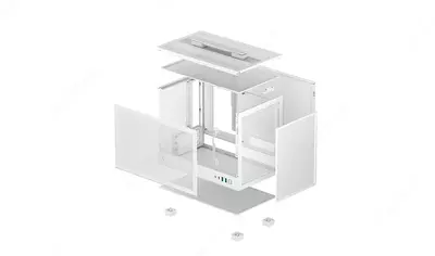 Корпус Deepcool CH160 White - 👉 HITECH PRO | IT-оборудование и видеонаблюдение по всему Узбекистану