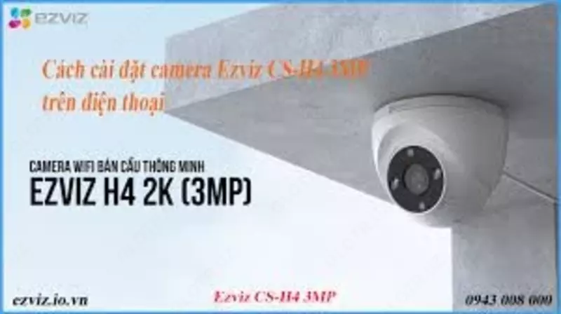 Камера EZVIZ CS-H4 (3MP) 520 000 сум - 👉 HITECH PRO | IT-оборудование и видеонаблюдение по всему Узбекистану