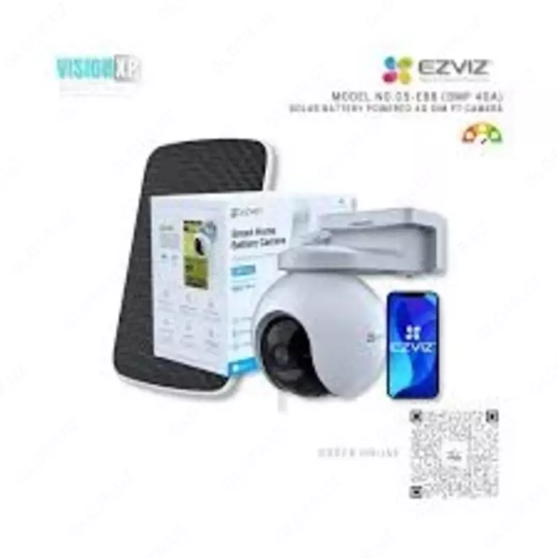 Камера EZVIZ CS-EB8 4G (3MP) / с солнечной панелью 2 405 000 сум - 👉 HITECH PRO | IT-оборудование и видеонаблюдение по всему Узбекистану