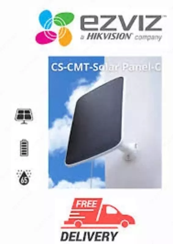 Питание от солнечной панели EZVIZ CS-CMT- Solar Panel-C Прочие товары безопасности